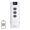 MOES YK2169 ZigBee 3.0 belaidis scenų jungiklis, 4 mygtukai, 12 scenų, maitinamas baterija, baltas