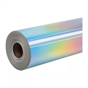HTVRONT holografinė lipni plėvelė, 30,5 cm x 90 cm (sidabrinė)