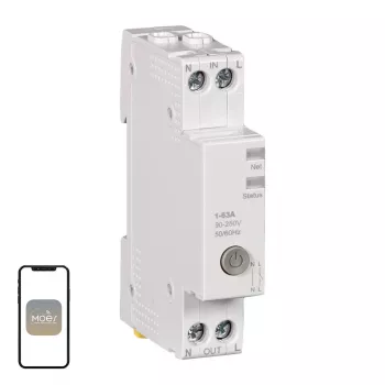MOES WCB-A5-TW-E1 Wi-Fi reguliuojamos baltos spalvos LED valdymo modulis