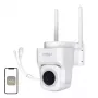 MOES WCM-B66 3MP lauko Wi-Fi IP kamera su AI žmogaus aptikimu, visos spalvos naktiniu matymu, pan/tilt, dvipusiu ryšiu, IP66 atsparumas orui