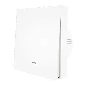 MOES ZS-B-EU1 ZigBee 1 kanalo šviesos jungiklis (nereikia nulinio laido, baltas)