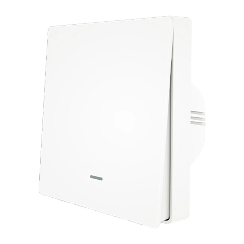 MOES ZS-B-EU1 ZigBee 1 kanalo šviesos jungiklis (nereikia nulinio laido, baltas)