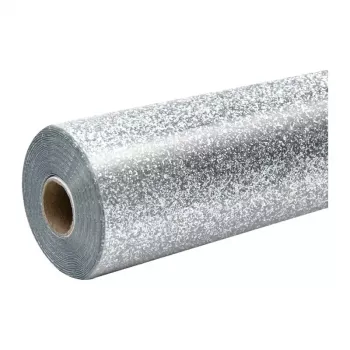 HTVRONT blizgus termo perdavimo plėvelė, 30,5 cm x 90 cm (sidabrinė)