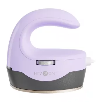 HTVRONT HPM02 Mini4 mini šilumos perdavimo presas (violetinės spalvos) - 2,6 x 4,4 colio keramika dengta plokštė, 3 temperatūros lygiai, automatinis išsijungimas
