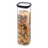 GEFU PANTRY stačiakampė talpa 2,5 L juoda, permatoma 1 vnt.