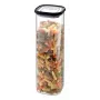 GEFU PANTRY stačiakampė talpa 2,5 L juoda, permatoma 1 vnt.