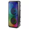 Defender BOOMER 35 nešiojamas Bluetooth garsiakalbis 30W su MP3/FM/SD/USB/AUX/TWS/LCD/RGB/MIC karaokės funkcija - juodas