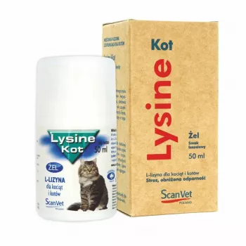 SCANVET Cat Hair Loss Control Gel 50 ml su omega riebalų rūgštimis, biotinu ir cinku