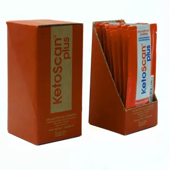 SCANVET KETOSCAN PLUS skystas papildas galvijams, avims ir ožkoms – 10 paketėliai x 20 ml