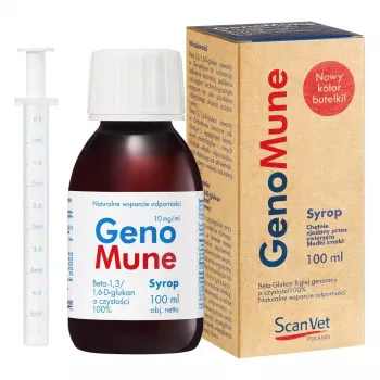 SCANVET GenoMune skystas maisto papildas šunims ir katėms, 100 ml