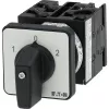 Eaton T0-4-8441/E 3 polių ON-OFF kumštelinis jungiklis, 20A, 690V, IP65, juodas/baltas 043595