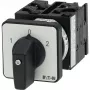 Eaton T0-4-8441/E 3 polių ON-OFF kumštelinis jungiklis, 20A, 690V, IP65, juodas/baltas 043595