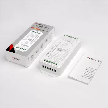 Miboxer PZ2 Zigbee 3.0+ 2.4G LED valdiklis, 2-in-1 CCT/reguliatorius, DC 12-48V, 20A