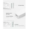 MiBoxer FUT035S+16kHz 2-in-1 dviejų baltų LED šviesos valdiklis (DC12/24V, 2.4GHz, 16kHz be mirgėjimo)
