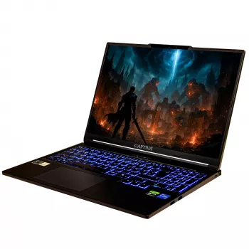 Captiva Entry Gaming I10-0929GE 16 colių nešiojamas kompiuteris - Intel Core i7-14650HX, GeForce RTX 5060 8GB, 32GB RAM, 4TB SSD, be OS
