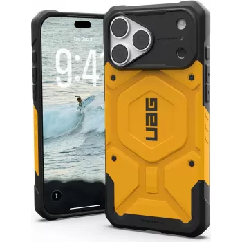 UAG Urban Armor Gear Pathfinder MagSafe dėklas, skirtas Apple iPhone 18 Pro Max/17 Pro Max - Heritage Yellow 114582118282