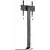 MANHATTAN Ultra Slim TV stovas 32 inch-70 inch ekranams iki 40 kg, pakreipimas -10°–3°, reguliuojamas aukštis, telpa už TV spintelės, juodas/baltas (462044)