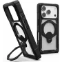 UAG Urban Armor Gear Plasma XTE 360 MagSafe dėklas su atrama Apple iPhone 18 Pro/17 Pro - juodas/permatomas 11457311404G