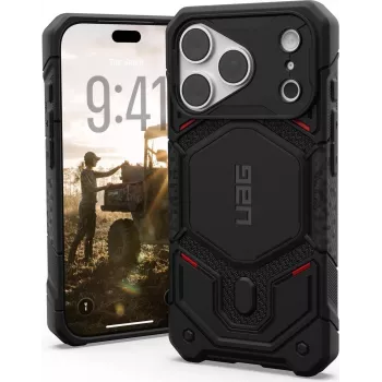 UAG Urban Armor Gear Monarch Pro MagSafe dėklas Apple iPhone 18 Pro/17 Pro - Kevlar Black 114569113940