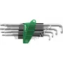 Wiha 366BETSZ13TS Torx rutulinio galo L-formos raktų rinkinys, 13 dalių, titano pilkos spalvos, ErgoStar laikiklis 40979