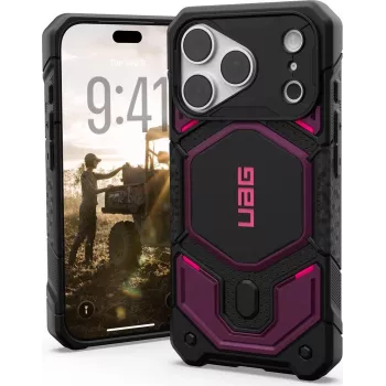 UAG Urban Armor Gear Monarch Pro MagSafe dėklas Limited SYNTH Edition Apple iPhone 18 Pro/17 Pro Deep Purple 114569114I4I