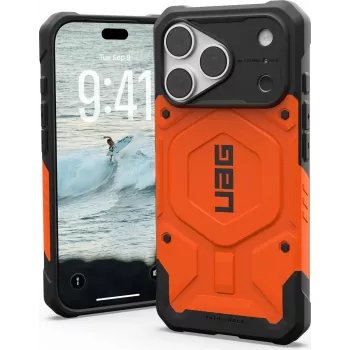 UAG Urban Armor Gear Pathfinder MagSafe dėklas, skirtas Apple iPhone 18 Pro/17 Pro - oranžinis 114583119797