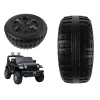 LEAN CARS Atsarginis ratas Jeep Wrangler JWR-555 elektriniam važiuojamajam automobiliui, 290 mm, juodas