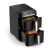 TEFAL dvigubos krepšelio oro gruzdintuvė EY7528E0 Easy Fry Crispy Stack, 2700 W, 6 L + 4 L, juoda