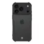 Tactical Quantum Stealth užpakalinis dangtelis iPhone 18 Pro, permatomas/juodas