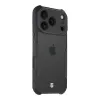 Tactical Quantum Stealth užpakalinis dangtelis iPhone 18 Pro, permatomas/juodas