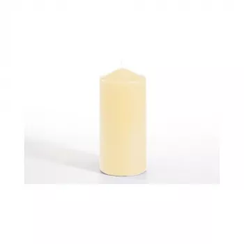 PAPSTAR stulpinė žvakė 13 cm kreminės spalvos
