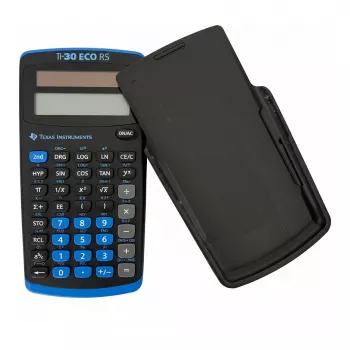 Texas Instruments TI-30 ECO RS mokslinis skaičiuotuvas, juodas/mėlynas