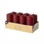 PAPSTAR stulpinė žvakė 10 cm bordo
