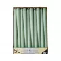 PAPSTAR kūginės žvakės 22 x 250 mm, Jade Green, 50 vienetų pakuotė (88341)