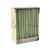 PAPSTAR kūginės žvakės 22 x 250 mm, Jade Green, 50 vienetų pakuotė (88341)