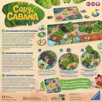 Ravensburger Capy Cabana 3D dėlionė (108 dalys)