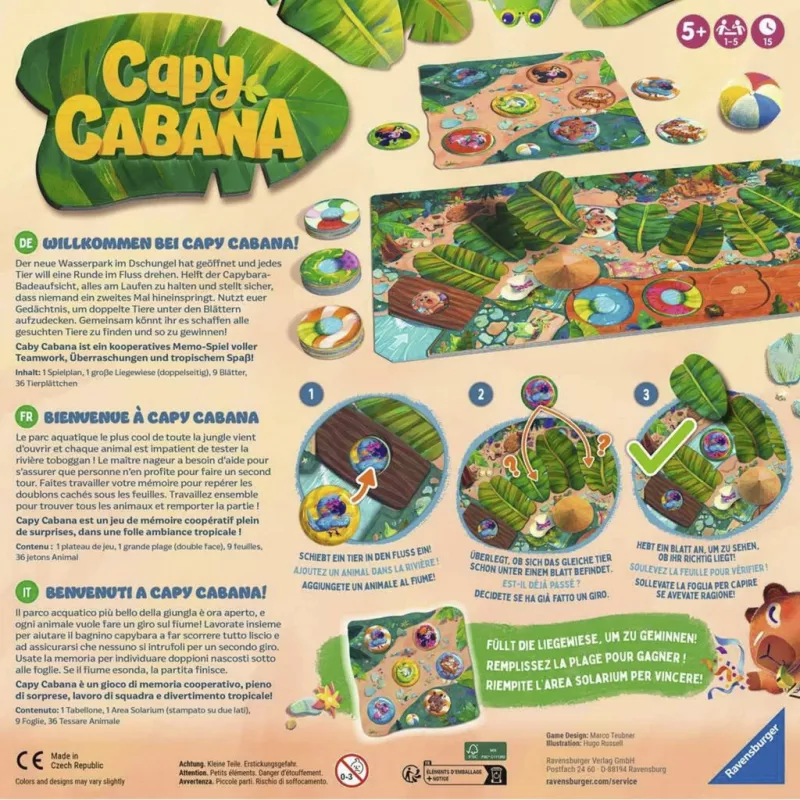Ravensburger Capy Cabana dėlionė