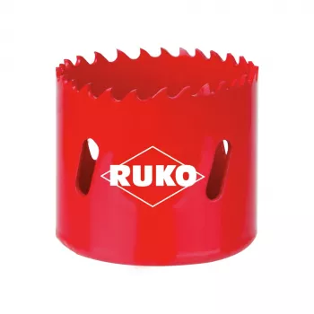 RUKO 106054 HSS bimetalinė gręžimo karūna, 54 mm, pjovimo gylis 38 mm