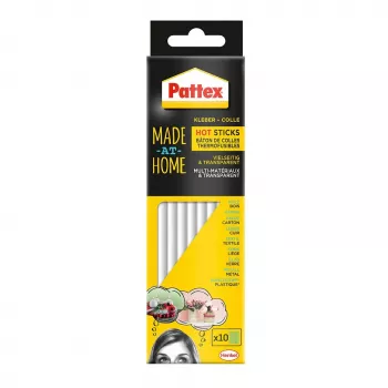 Pattex 9H PMHHS karšto lydymosi klijų lazdelės, permatomos, 10 vnt., po 20 g