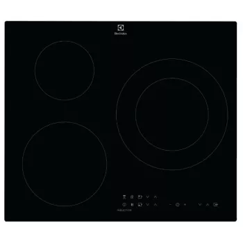 Electrolux LIT60336C 60 cm indukcinė kaitlentė su 3 kaitinimo zonomis, juoda