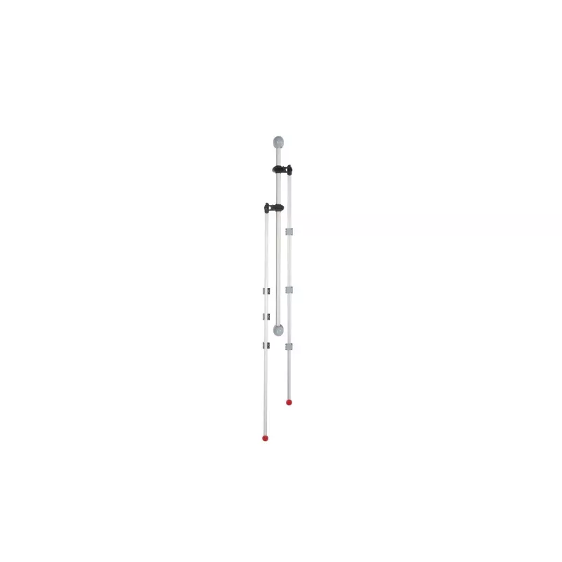 MAUL Plan Holder Rail 132 cm sieninis laikiklis, sidabrinis