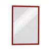 DURABLE DURAFRAME MAGNETIC A3 raudonas magnetinis rėmelis, 5 vnt.