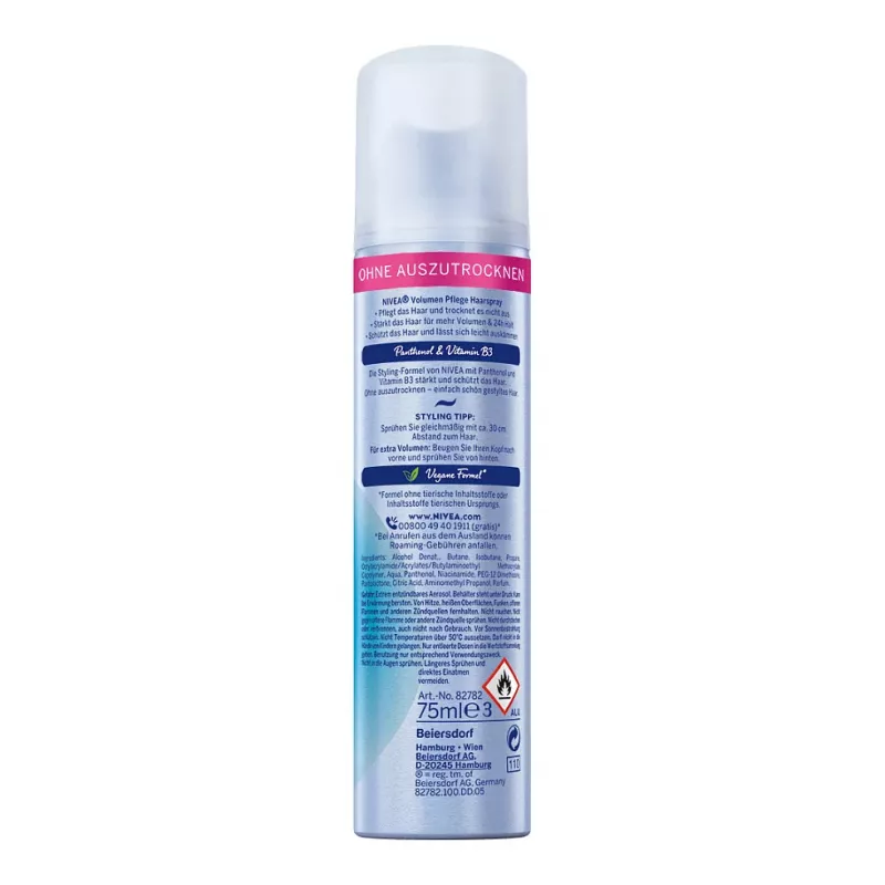 NIVEA VOLUME & HOLD Styling purškiklis 75 ml