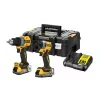 DEWALT 18V XR DCD800 DCF850 dvigubas rinkinys su 2x 1.7Ah Powerstack baterijomis