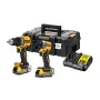 DEWALT 18V XR DCD800 DCF850 dvigubas rinkinys su 2x 1.7Ah Powerstack baterijomis