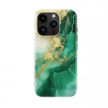 Evelatus Apple iPhone 16 Pro plonas dėklas su MagSafe ir individualiu spaudu, žalias