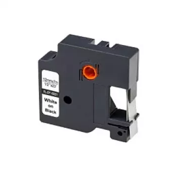 G&G suderinama etikečių juosta DYMO D1, 12 mm x 7 m, juoda ant geltonos