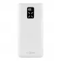 Fixed Zen 20 nešiojamas įkroviklis (power bank) 20000 mAh su LCD ekranu ir PD 20W išėjimu - baltas FIXZEN-20-WH