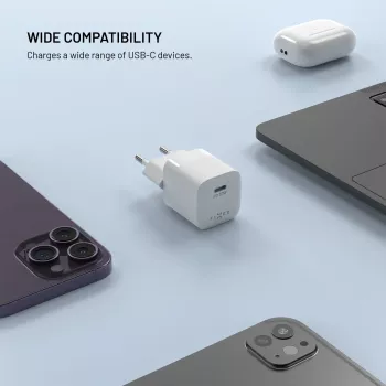 Fixed Mini USB-C GaN įkroviklis 30W - juodas