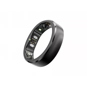 RingConn Smart Ring Gen3 išmanusis žiedas moterims ir vyrams – matinis juodas, 10 dydis